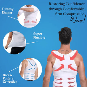 Pack Of 2 Imported Slim Vest Shaper For (Men) Buy 1 Get 1 Free
