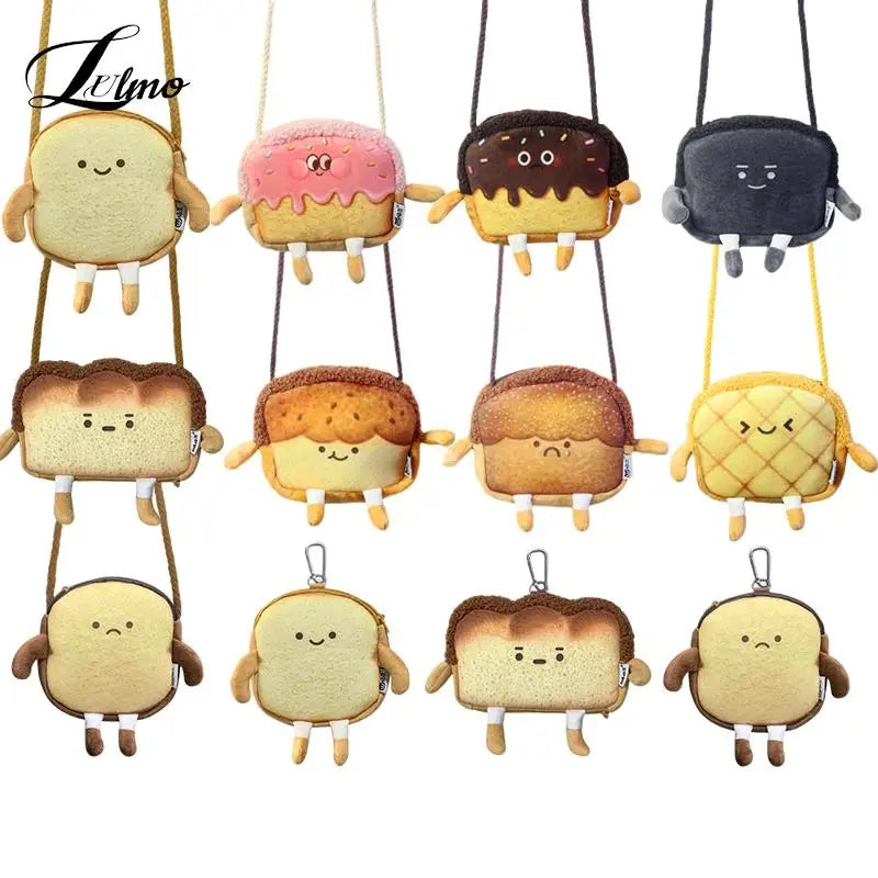 Creative Toast Bread Shoulder Bag