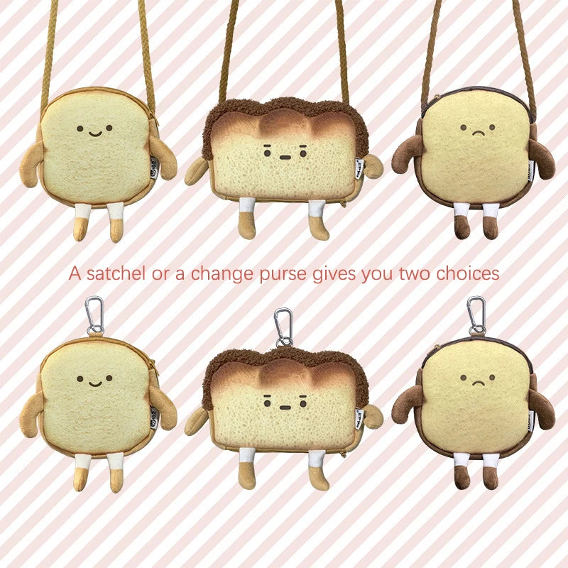 Creative Toast Bread Shoulder Bag